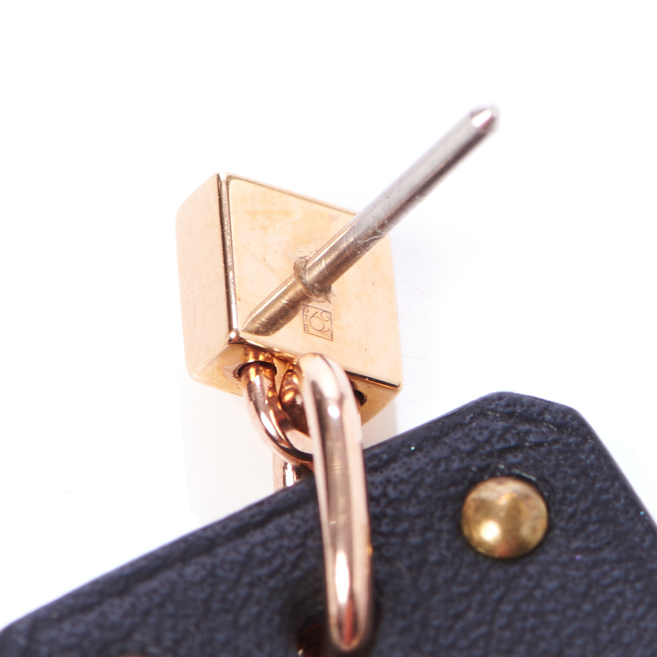 Hermes Swift As De Coeur Earrings Black 5 of 6