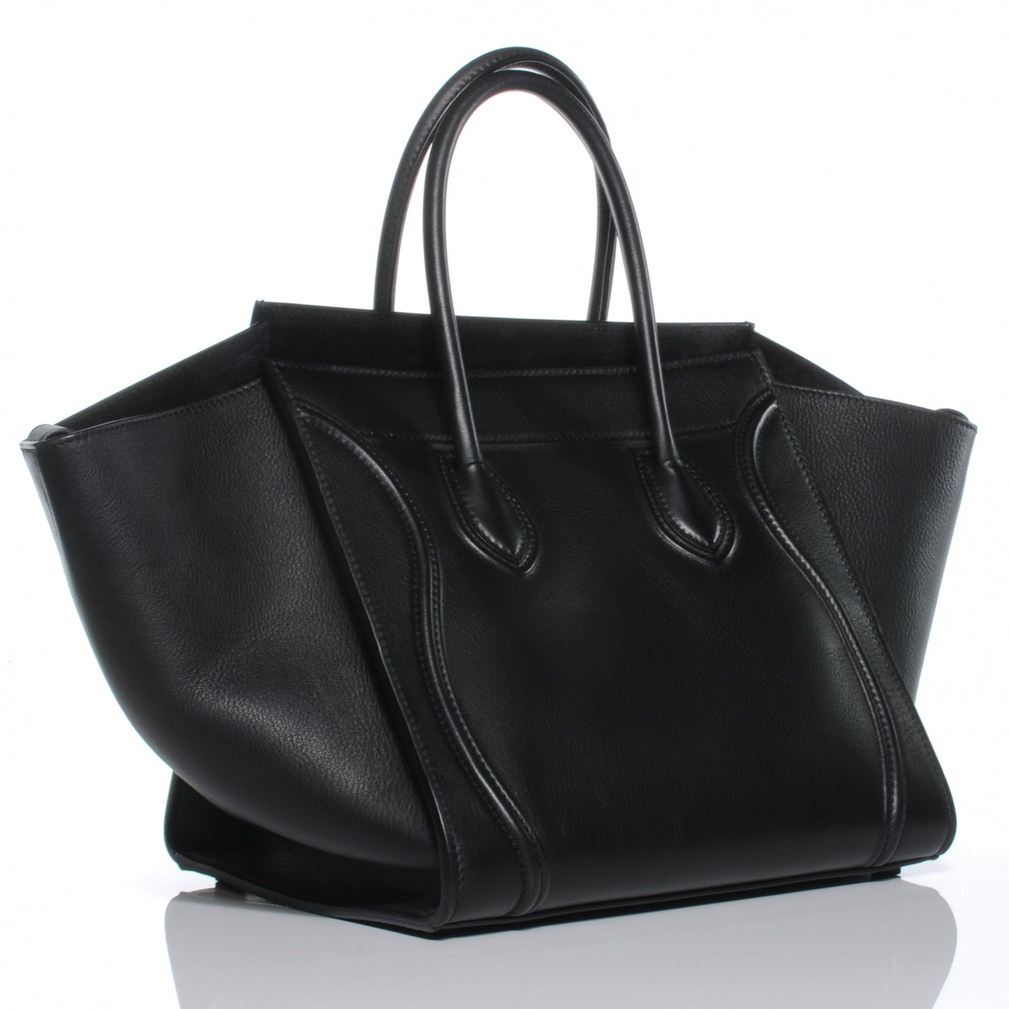Calfskin Medium Phantom Luggage Black