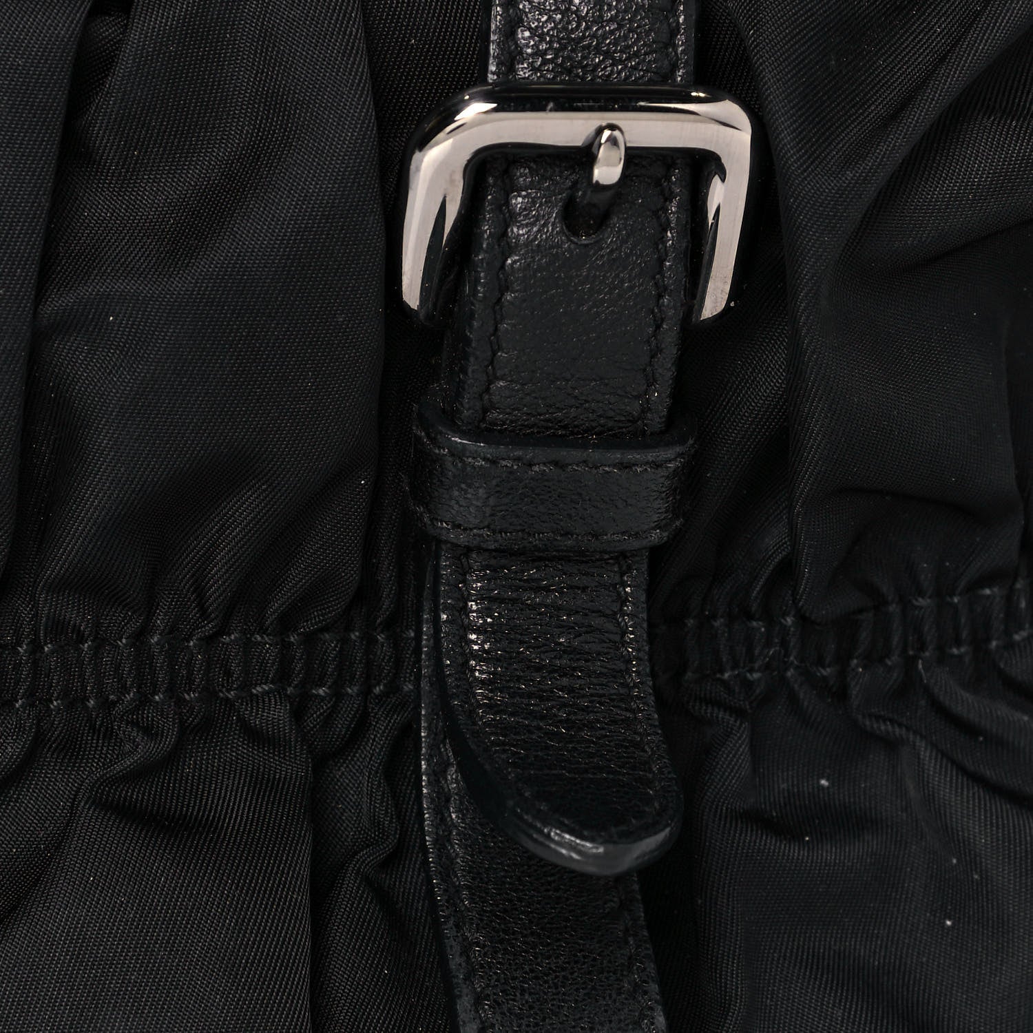 Prada Tessuto Nylon Nappa Braided Gaufre Shopping Satchel Black 16 of 20