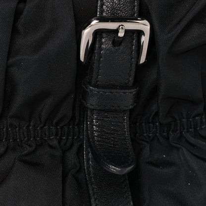Prada Tessuto Nylon Nappa Braided Gaufre Shopping Satchel Black 16 of 20