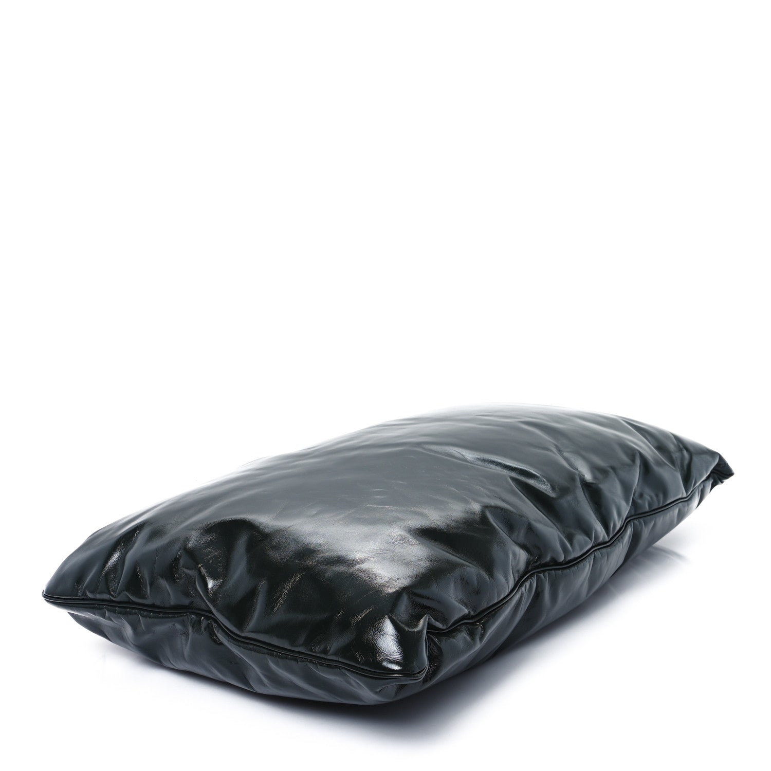 Bottega Veneta Patent Large Pillow Pouch Emerald Green 4 of 10