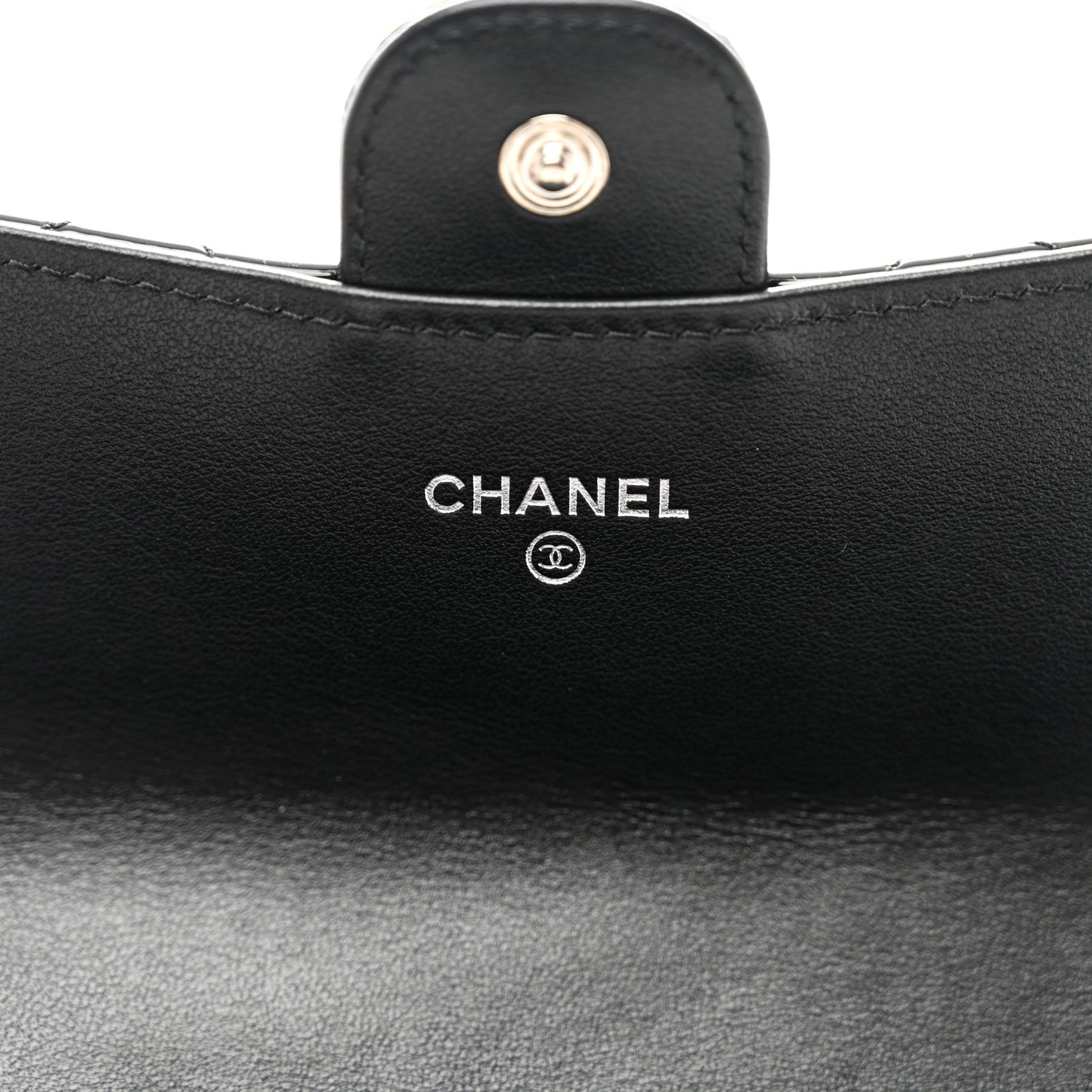 Chanel Patent Quilted Large Gusset Flap Wallet So Black 6 of 9
