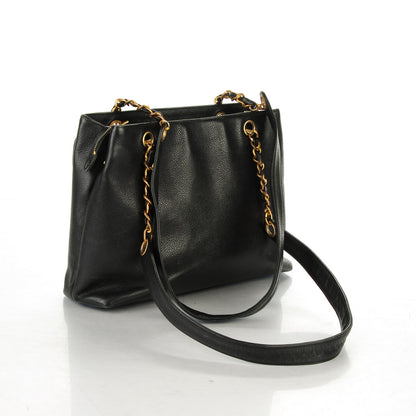 Chanel Caviar Shoulder Bag Black 3 of 7