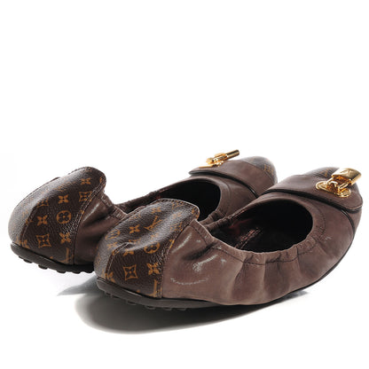 Louis Vuitton Monogram Canvas Lucky Ballerina Flats 39 Brown 4 of 7