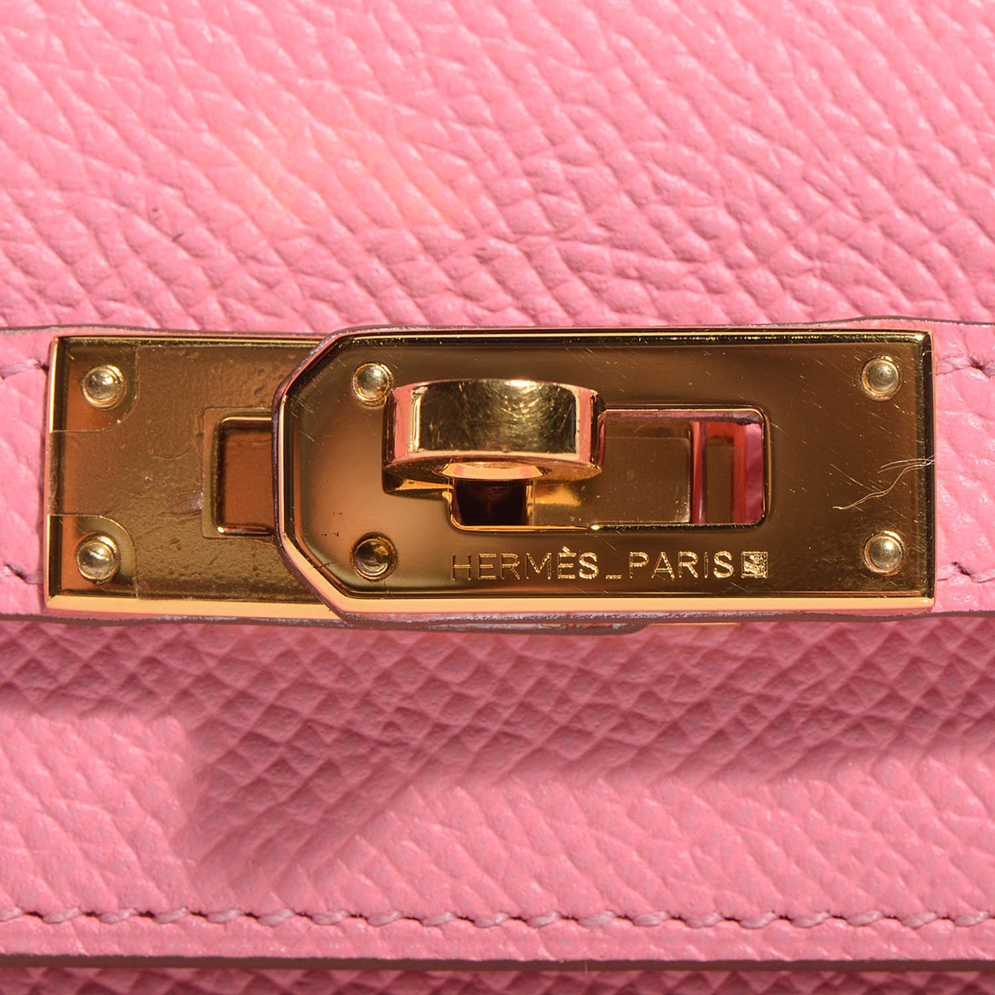 Epsom Kelly Longue Wallet Rose Confetti