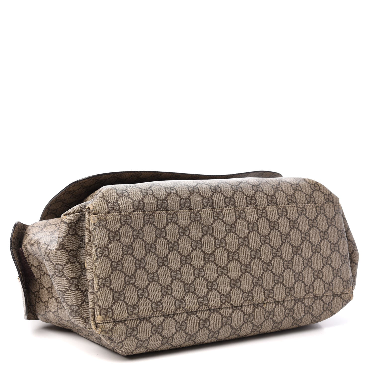 Gucci GG Plus Monogram Messenger Diaper Bag Dark Brown 5 of 13
