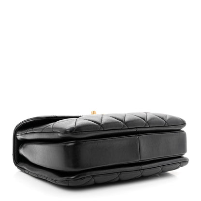 Chanel Lambskin Quilted Small Trendy CC Dual Handle Flap Bag Black 4 of 10