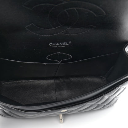 Chanel Patent Quilted Jumbo Double Flap Black 5 of 12