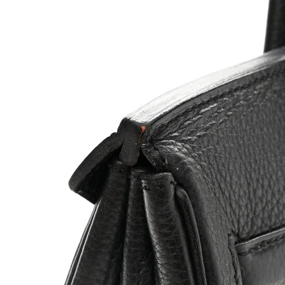 Hermes Taurillon Clemence Birkin 30 Black 14 of 16