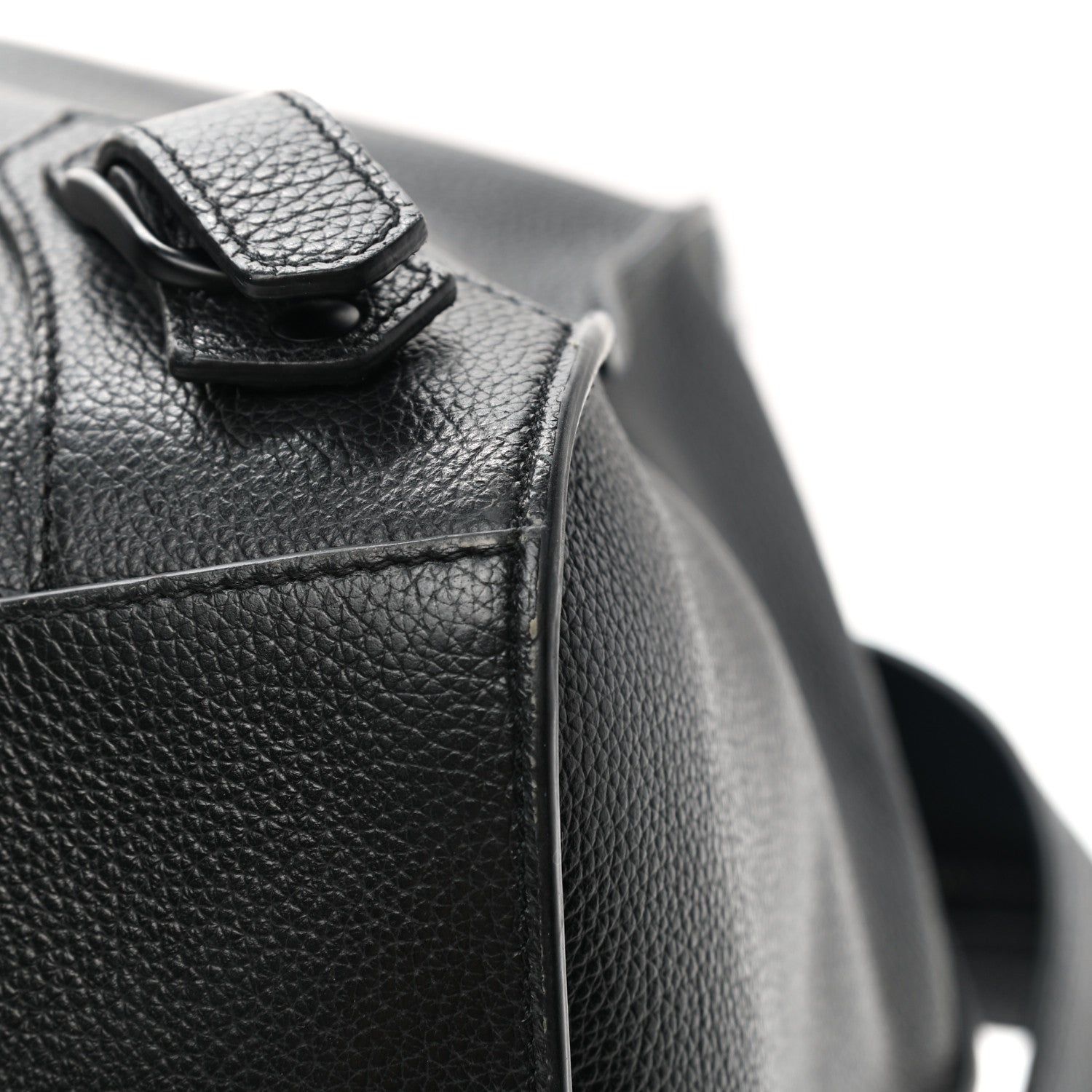 Balenciaga Grained Calfskin Neo Classic Black Hardware Large Top Handle Bag Black 12 of 12