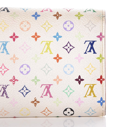 Louis Vuitton Monogram Multicolor Sarah Wallet White Litchi 11 of 24