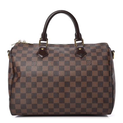 Louis Vuitton Damier Ebene Speedy Bandouliere 30 1 of 10