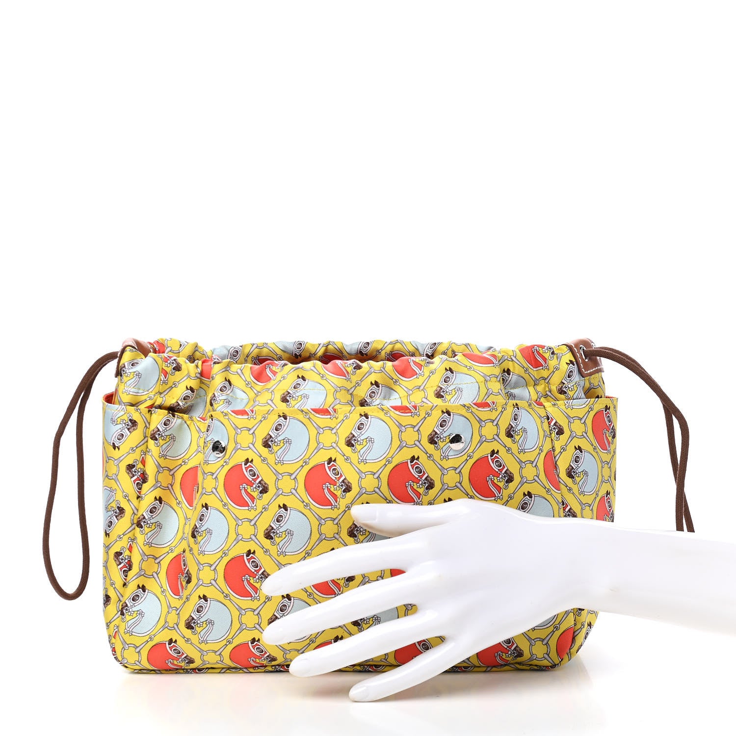 Hermes Silk Barenia Fourbi 25 MM Pouch 2 of 9