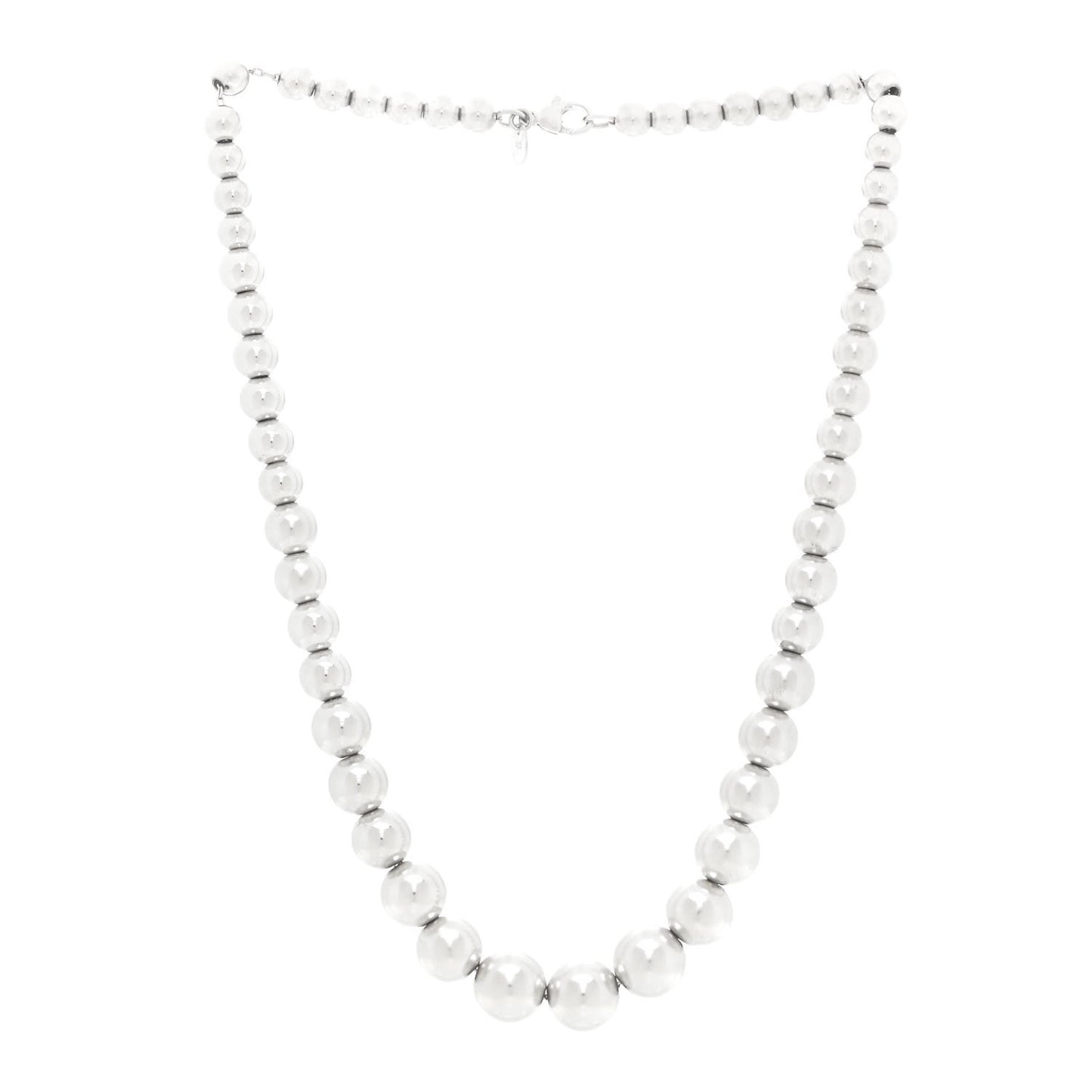 Sterling Silver HardWear Graduated Ball Necklace