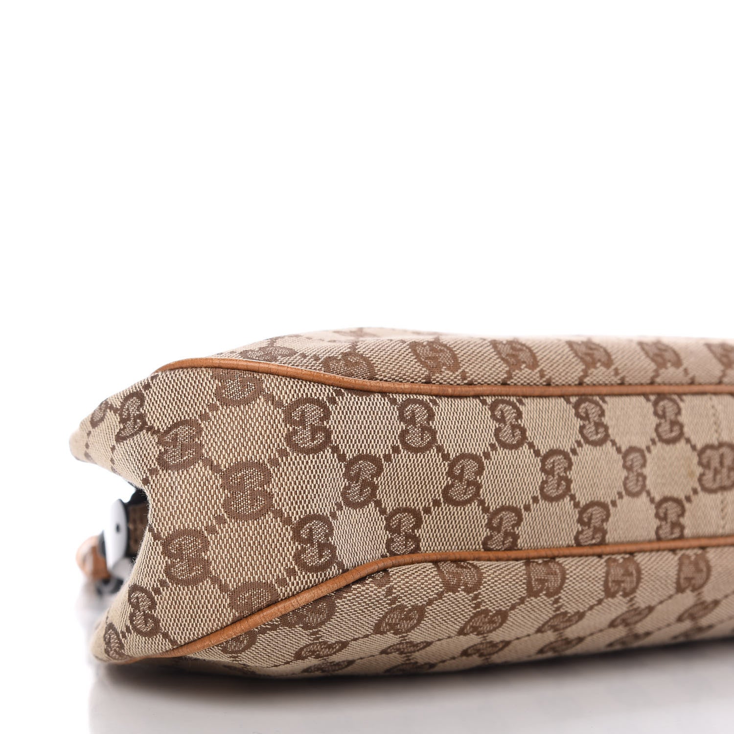 Gucci Monogram Bamboo Top Handle Bag Brown 8 of 10