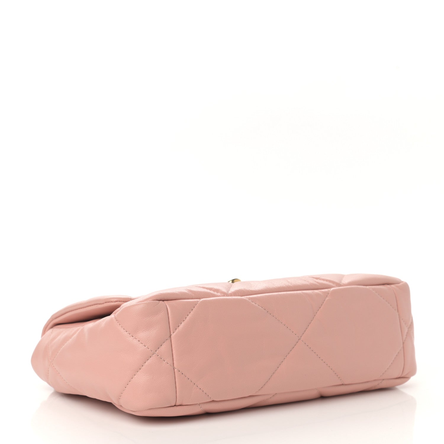 Chanel Goatskin Quilted Medium Chanel 19 Flap Light Pink 3 of 9