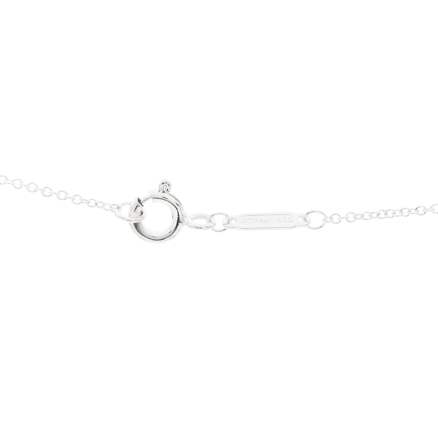 Tiffany Sterling Silver Mini Infinity Pendant Necklace 4 of 6