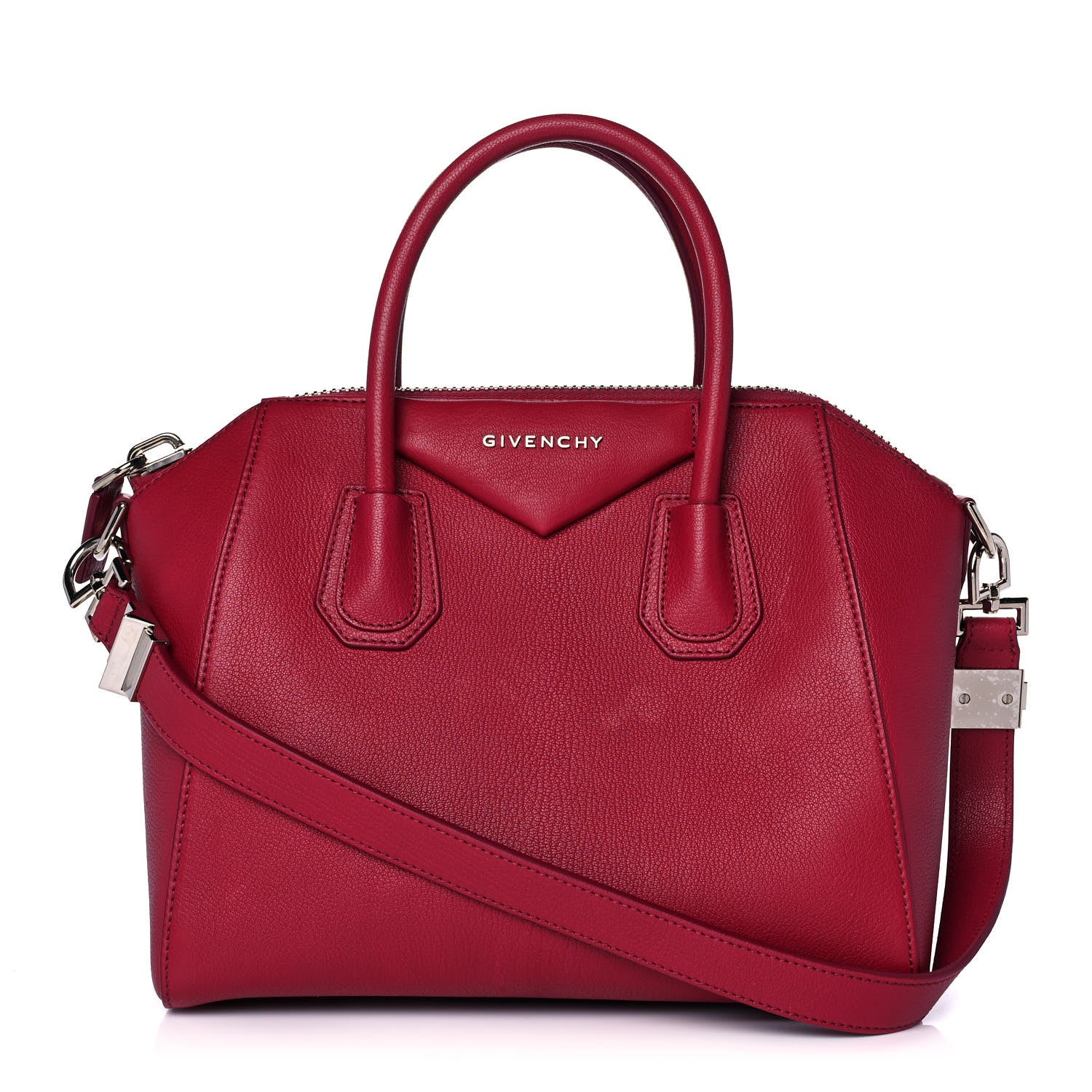 Givenchy Sugar Goatskin Small Antigona Raspberry 1 of 10