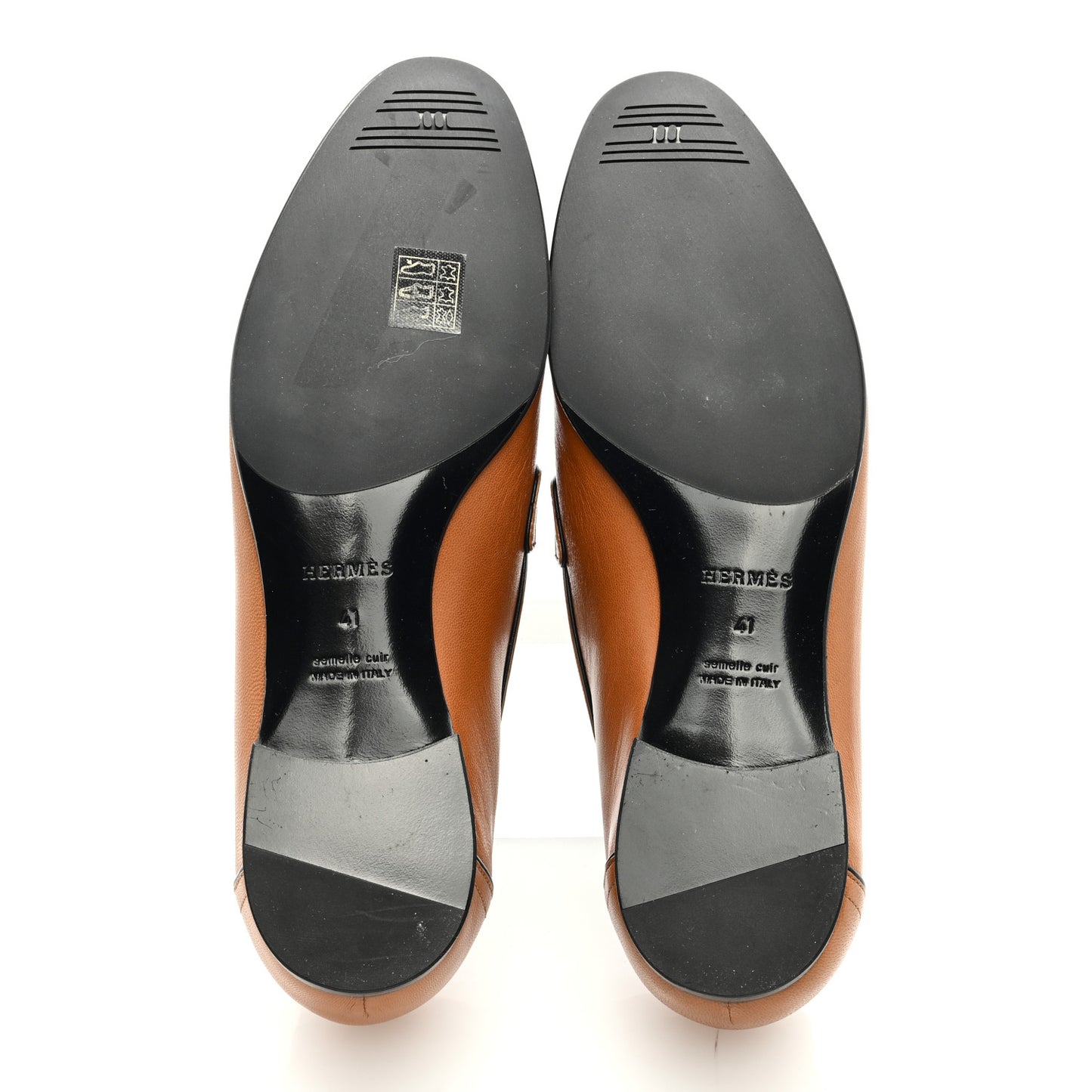 Goatskin Womens Paris Loafers 41 Naturel Black
