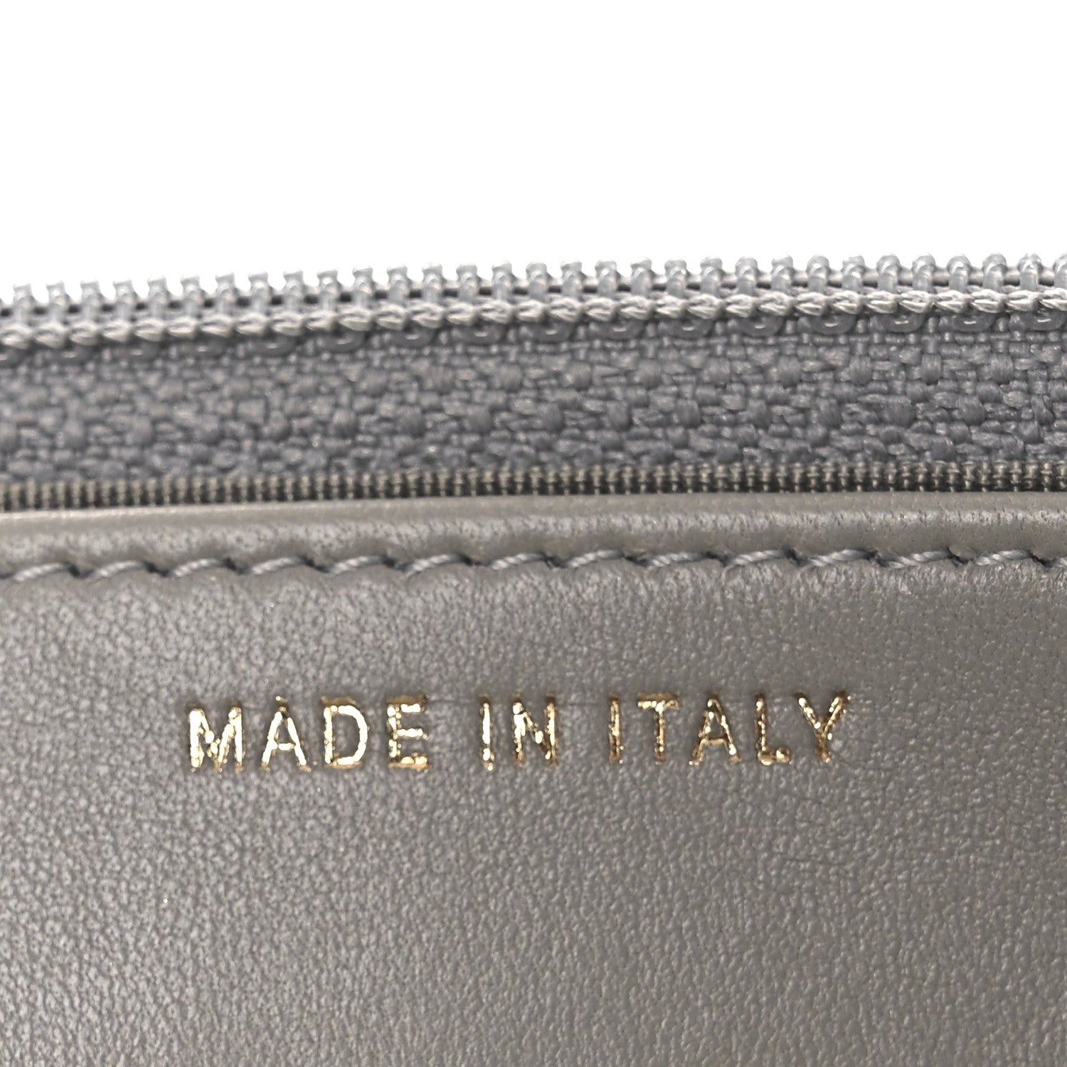 Chanel Lambskin Quilted Trendy CC Wallet On Chain WOC Grey 7 of 13