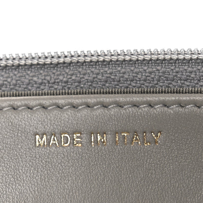 Chanel Lambskin Quilted Trendy CC Wallet On Chain WOC Grey 7 of 13
