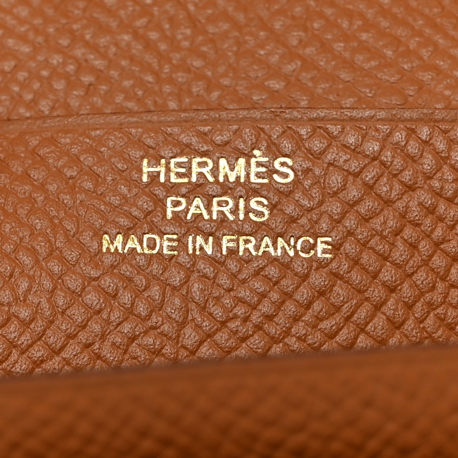 Hermes Epsom Bearn Gusset Wallet Gold 6 of 8