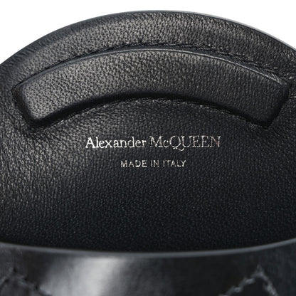 Alexander McQueen Calfskin Mini Curve Bucket Bag Black 6 of 10