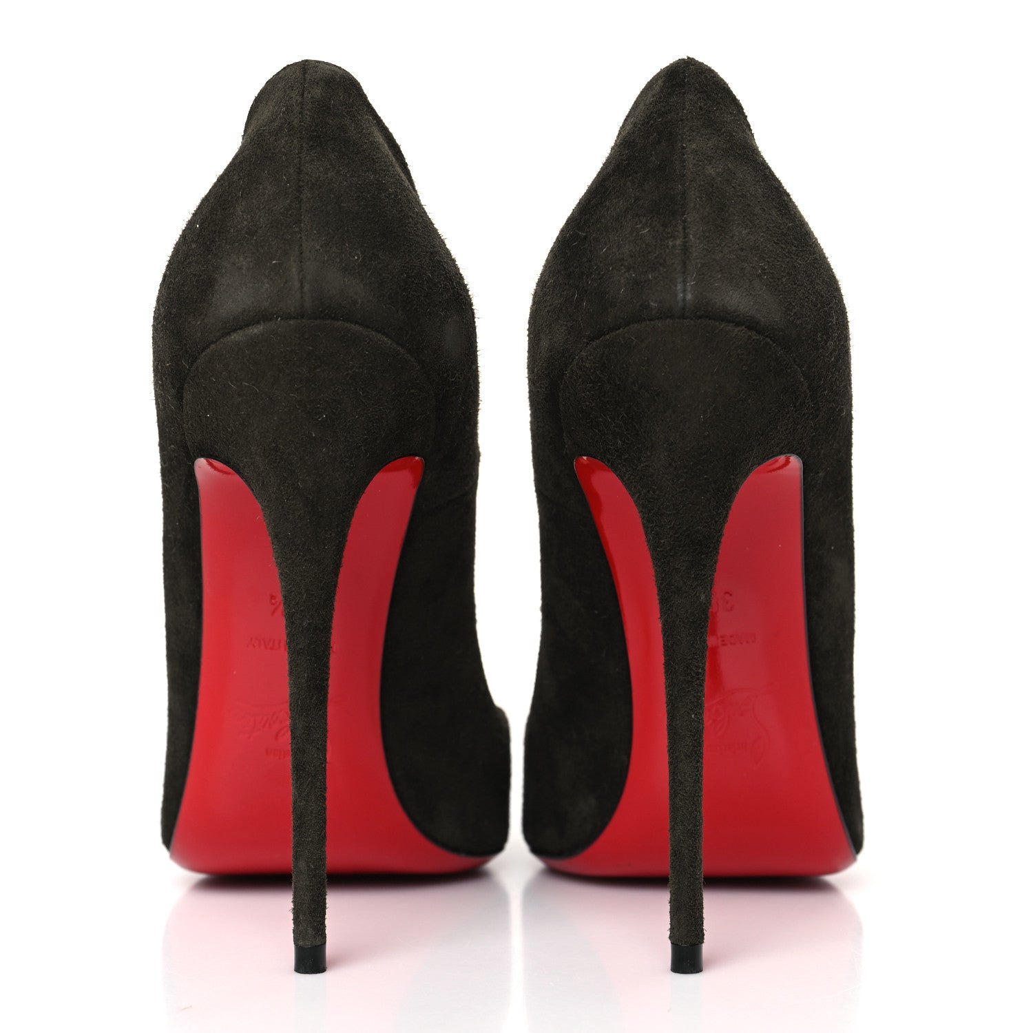 Christian Louboutin Veau Velours So Kate 120 Pumps 38.5 Tyrol 5 of 10