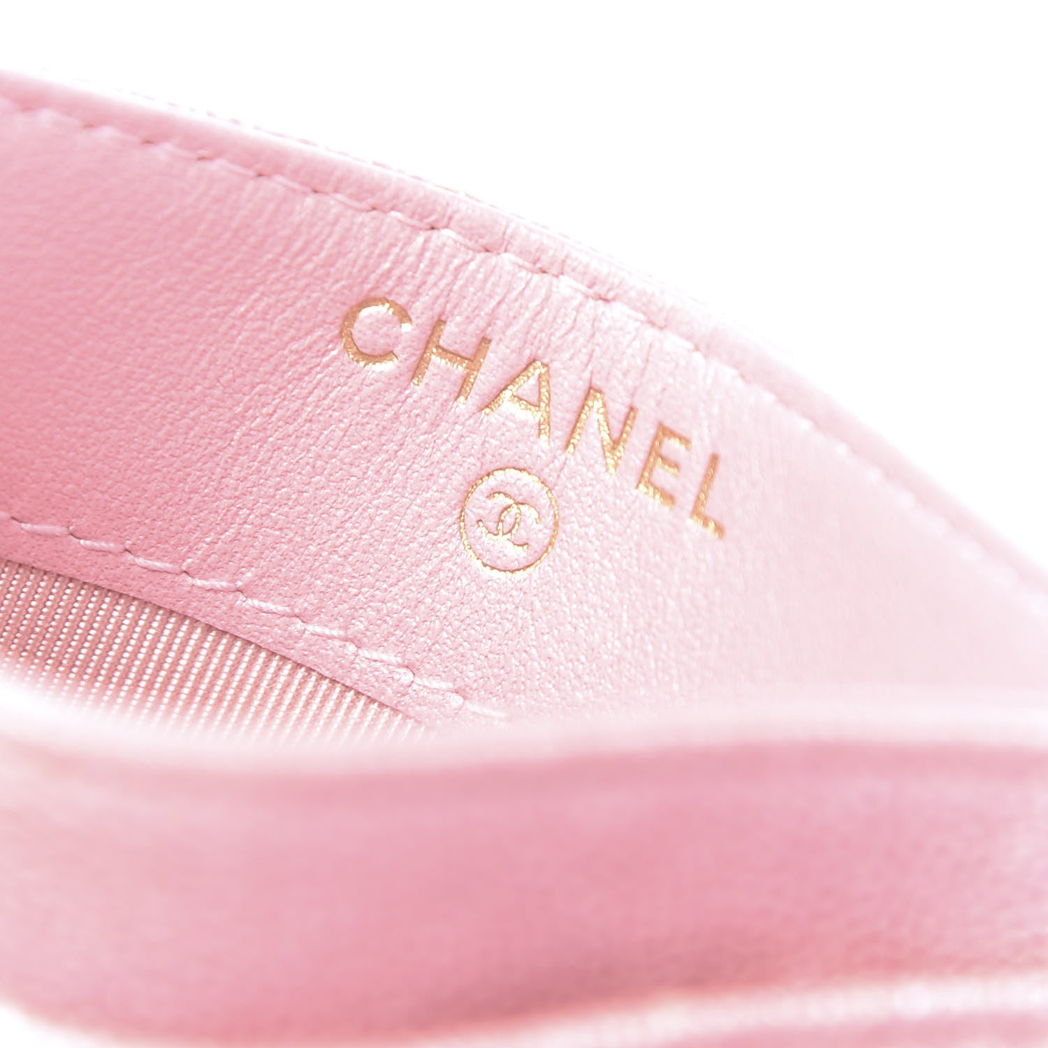 Chanel Iridescent Caviar Quilted Card Holder Rose Pink 6 of 8