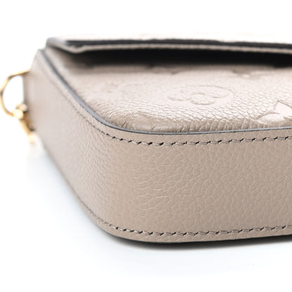 Louis Vuitton Empreinte Pochette Felicie Chain Wallet Tourterelle 7 of 8
