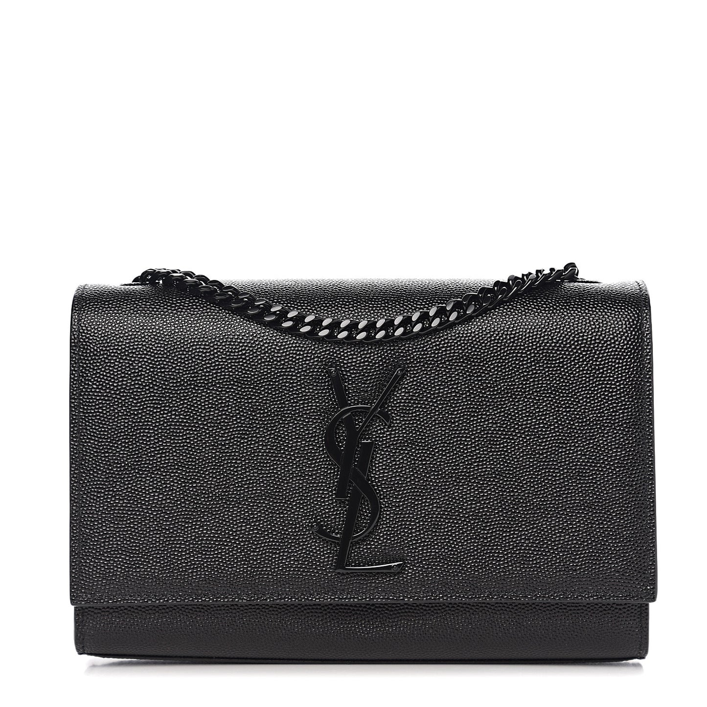 Grain De Poudre Small Monogram Kate Satchel Black