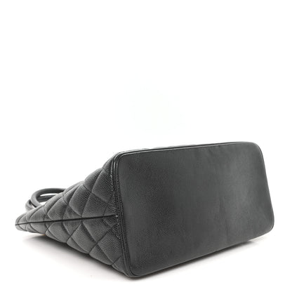 Chanel Caviar Quilted Medallion Tote Black 4 of 10