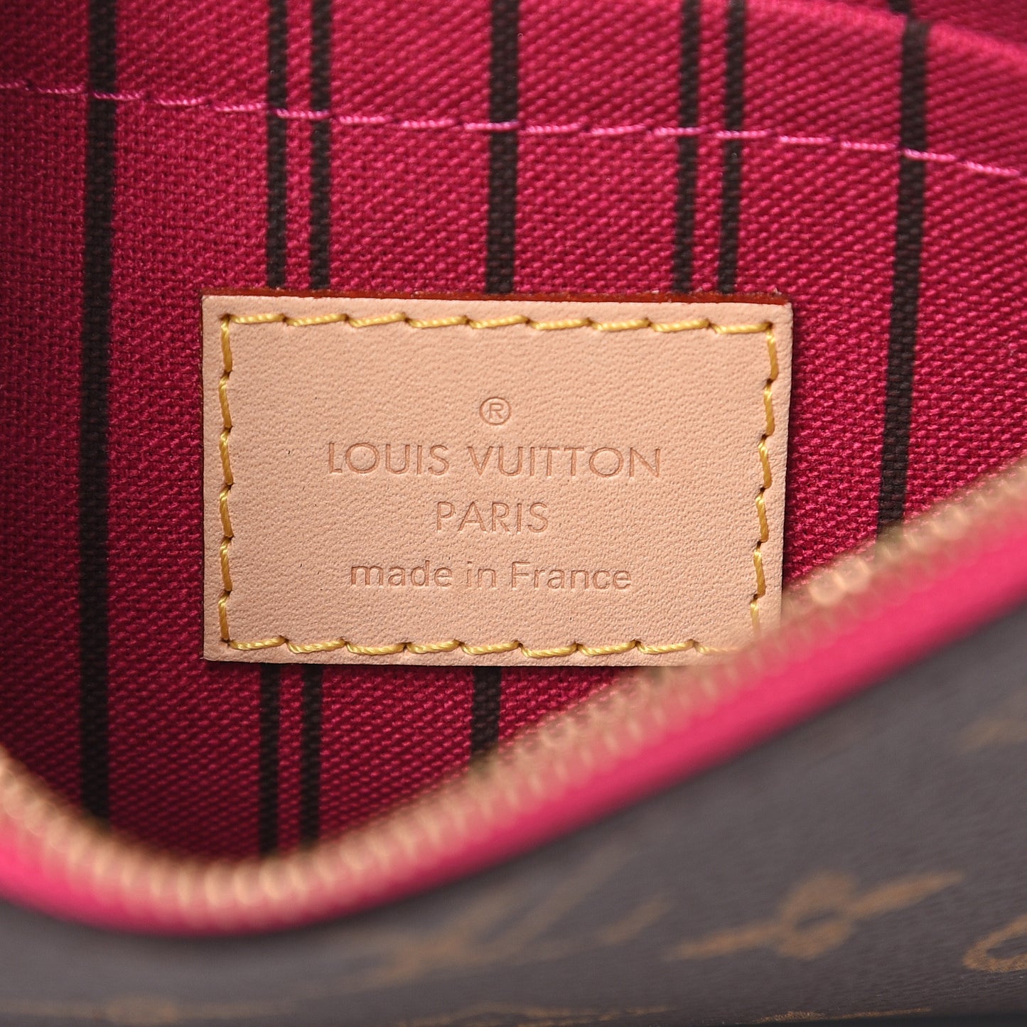 Monogram Neverfull PM Pochette Pivoine