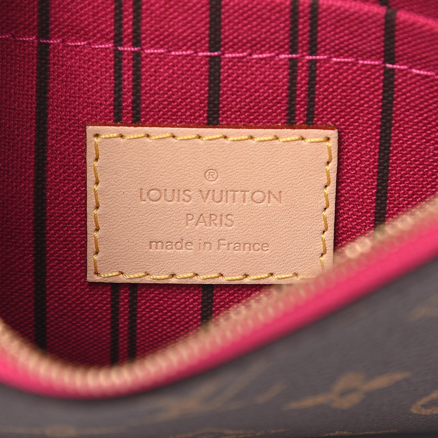 Louis Vuitton Monogram Neverfull PM Pochette Pivoine 6 of 6