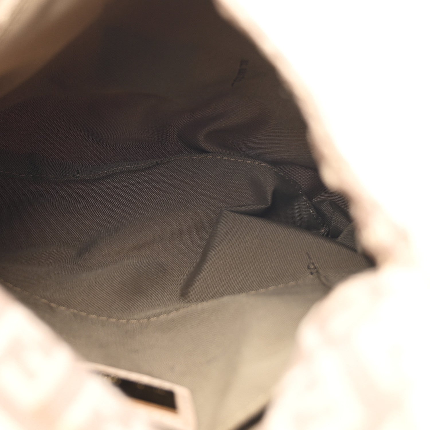 Fendi Zucchino Vitello Tube Messenger Bag Cipria Teint Cipria 5 of 10