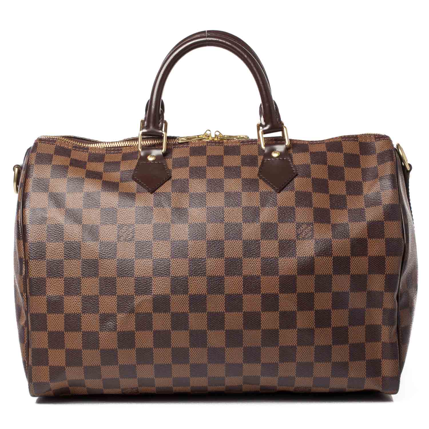 Louis Vuitton Damier Ebene Speedy Bandouliere 35 1 of 10