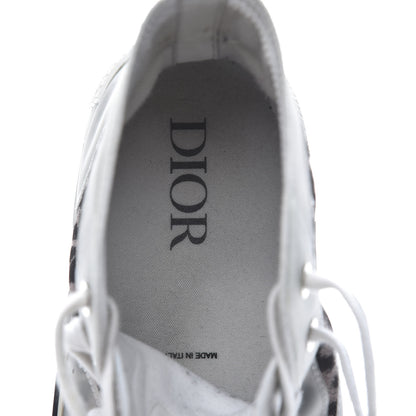 Christian Dior Canvas Leopard Print Mens B23 High Top Sneakers 45 White 8 of 10