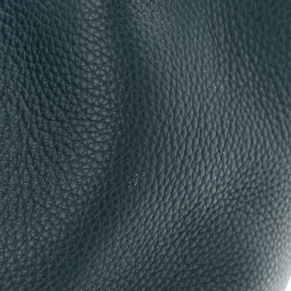 Hermes Taurillon Clemence Matte Alligator Picotin Lock Touch 22 MM Vert Bosphore 12 of 13