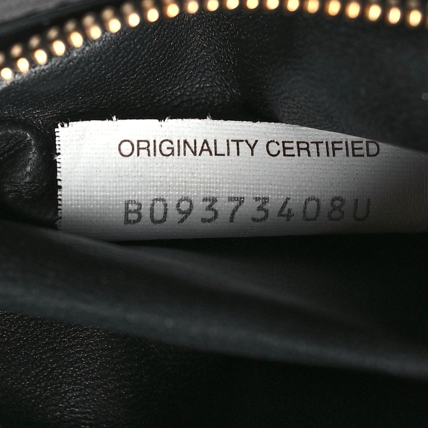 Box Calfskin Nappa Clip Bag Black