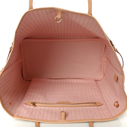 Louis Vuitton Damier Azur Neo Neverfull GM Rose Ballerine 5 of 10