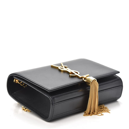 Saint Laurent Calfskin Small Classic Monogram Kate Tassel Satchel Black 4 of 9