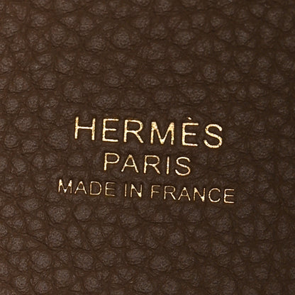 Hermes Taurillon Maurice Picotin Lock 18 PM Beige De Weimar 6 of 13