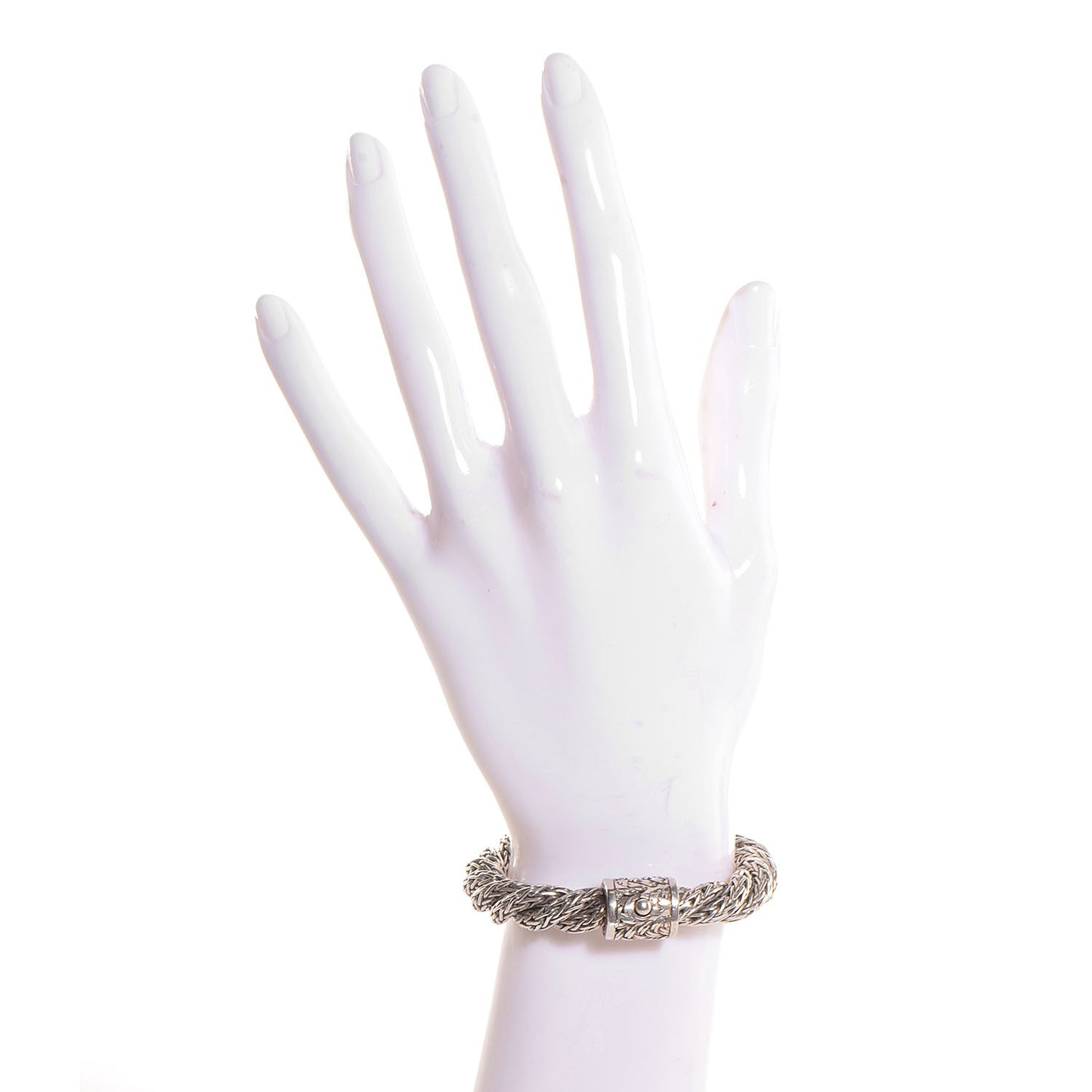 Sterling Silver Classic Chain Clasp Bracelet Small