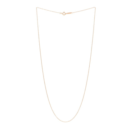 Tiffany 18K Rose Gold Chain Necklace 18" 3 of 4