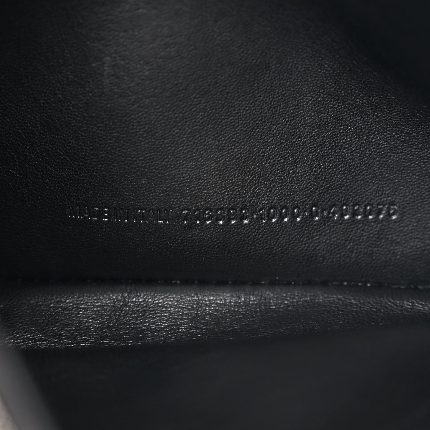 Crushed Velvet Quilted Medium Crush Chain Bag Black