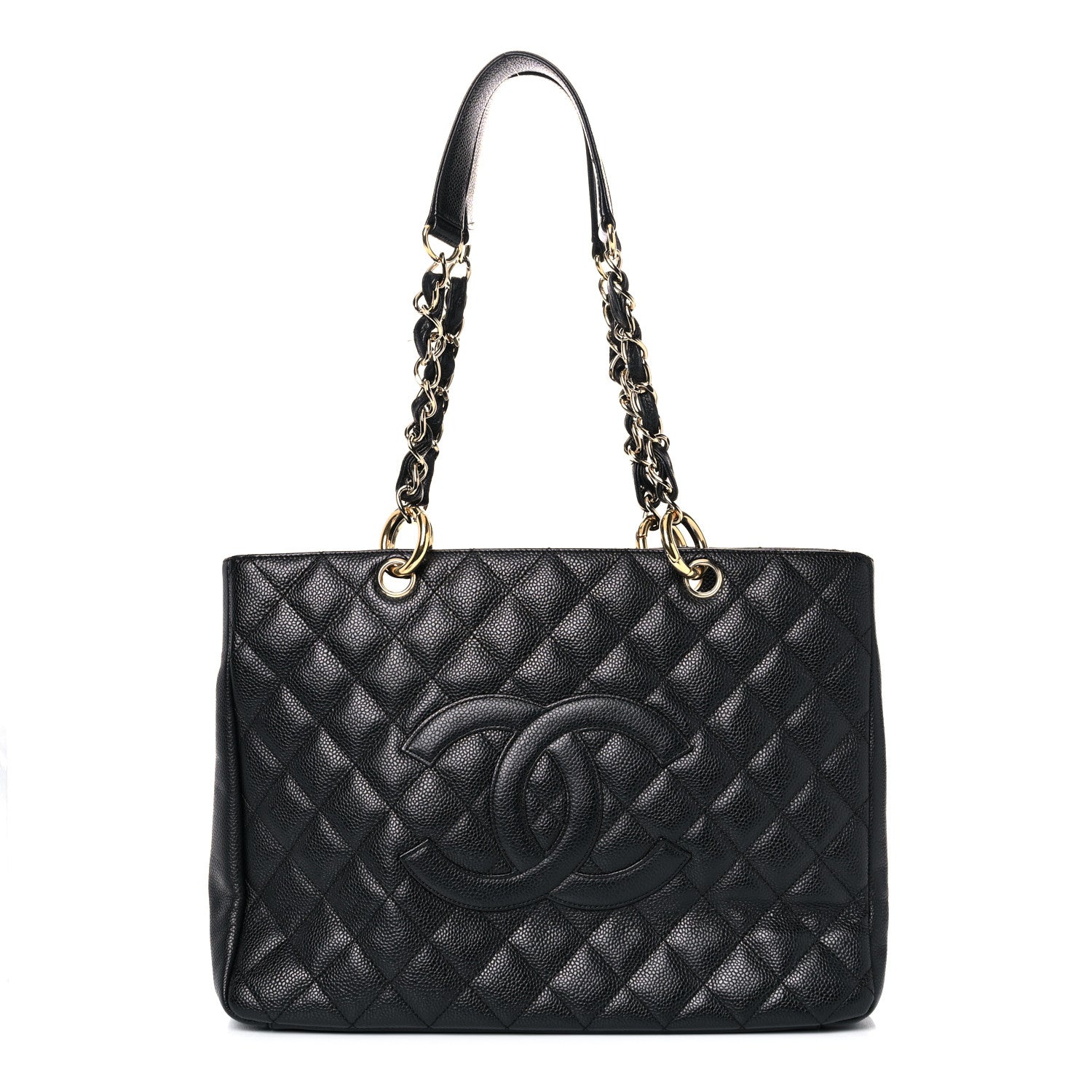 Chanel Caviar Quilted Grand Shopping Tote GST Black 1 of 18
