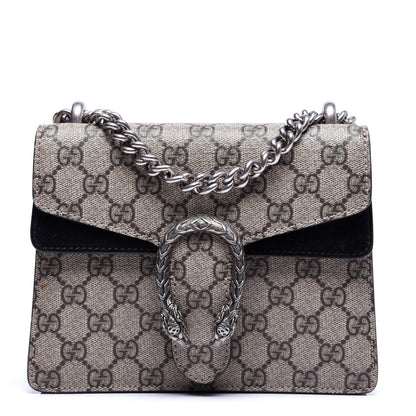 Gucci GG Supreme Monogram Mini Dionysus Shoulder Bag Black 1 of 14