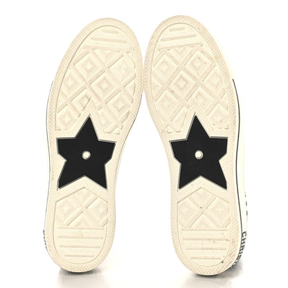 Christian Dior Technical Knit Check'N'Dior Walk'N'Dior High Top Sneakers 40 White Black 6 of 9
