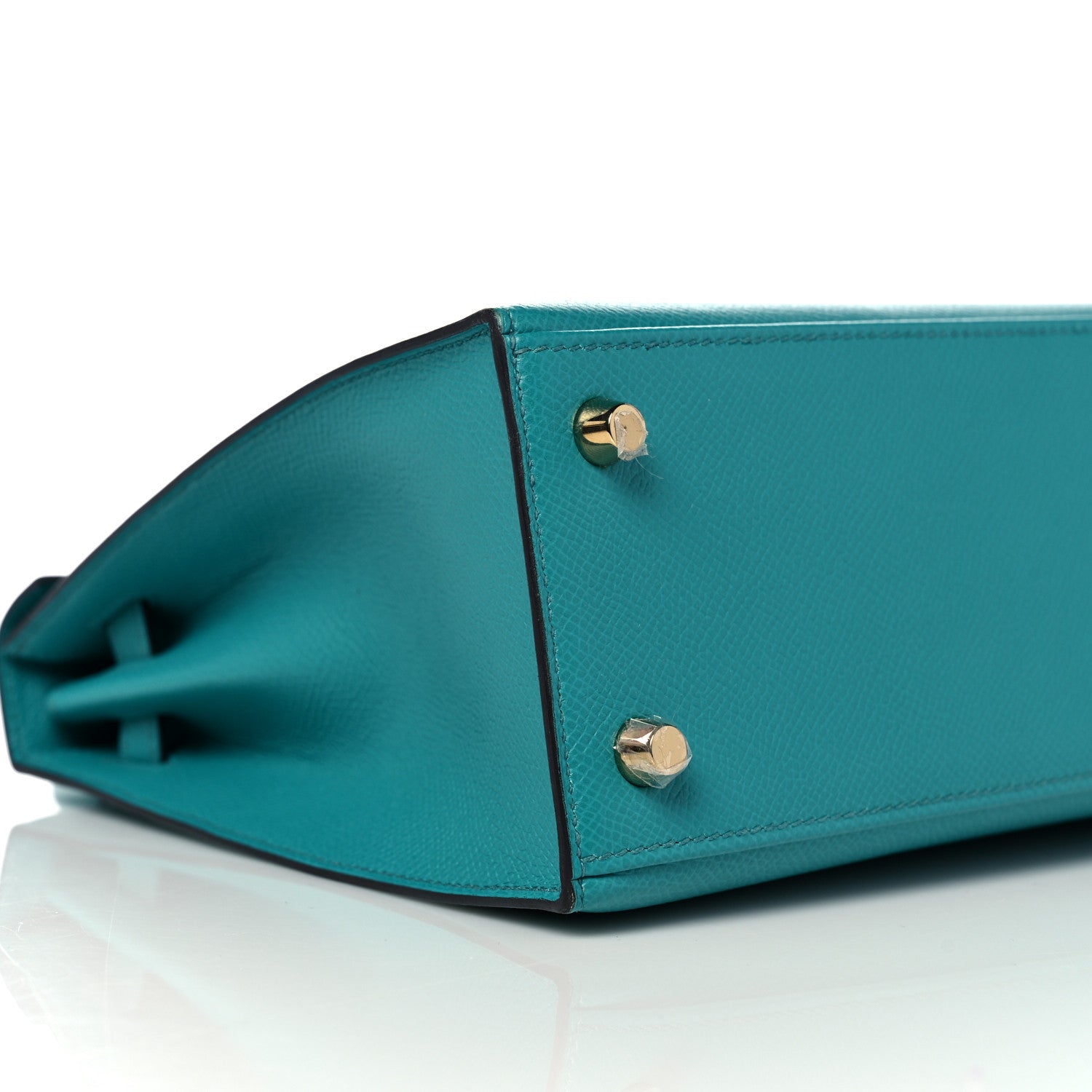 Hermes Epsom Kelly Sellier 25 Bleu Paon 7 of 37