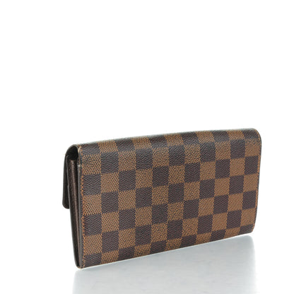 Louis Vuitton Damier Ebene Sarah Wallet 3 of 8